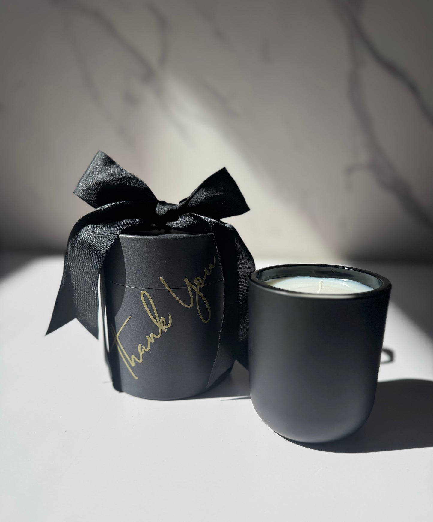 Thank You Candle- Black