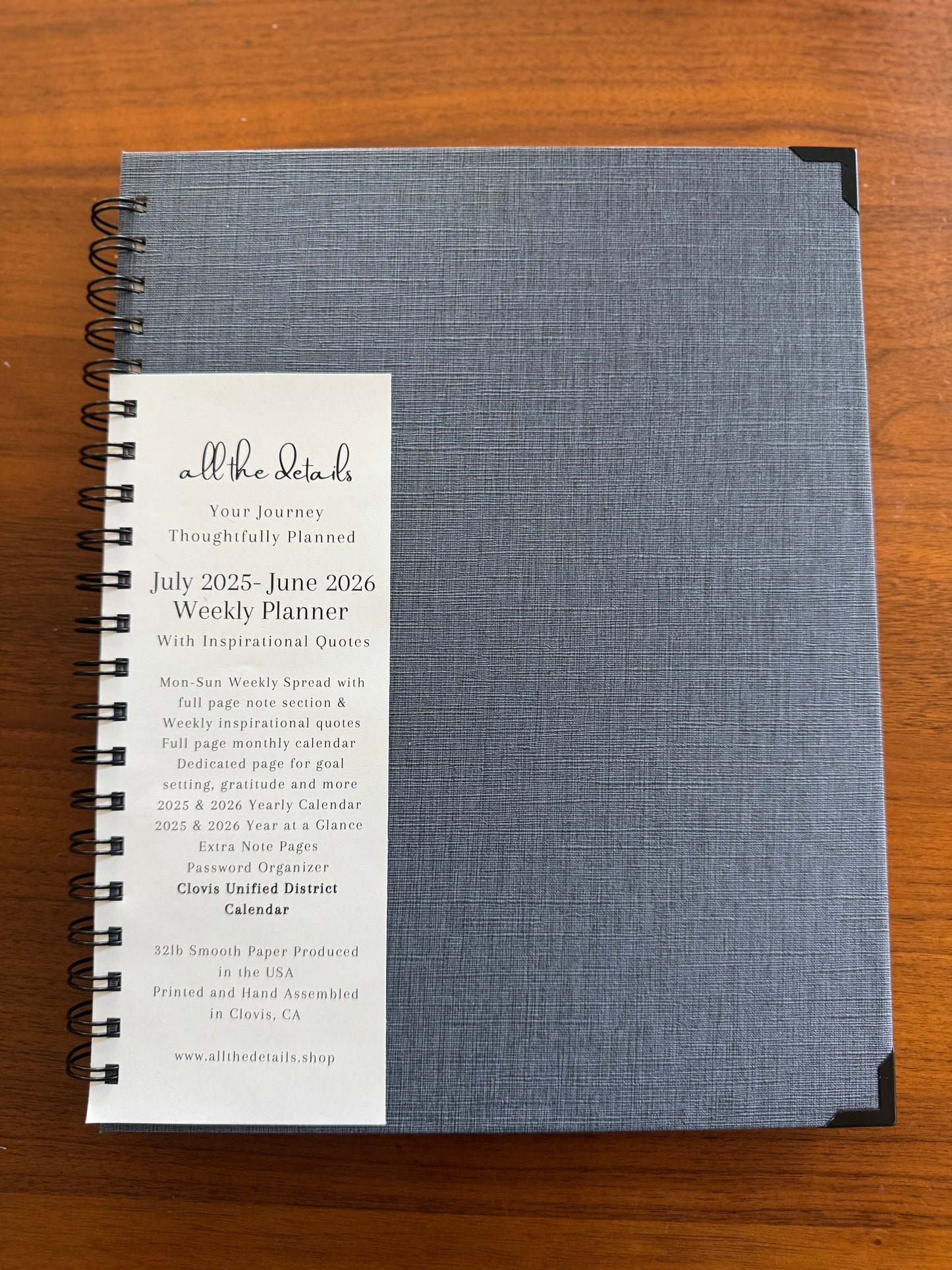 2025-2026 Clovis Unified Planner PRE-ORDER